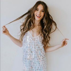 Untamed Petals Disco Party Dress